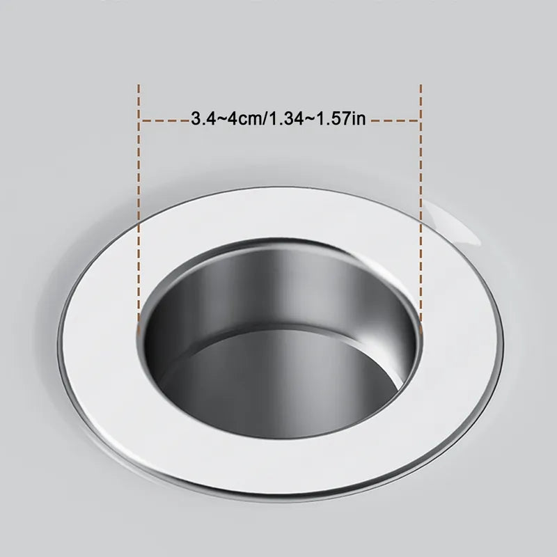 Sink Drain Strainer with Removable Stainless Steel Basket PLUS