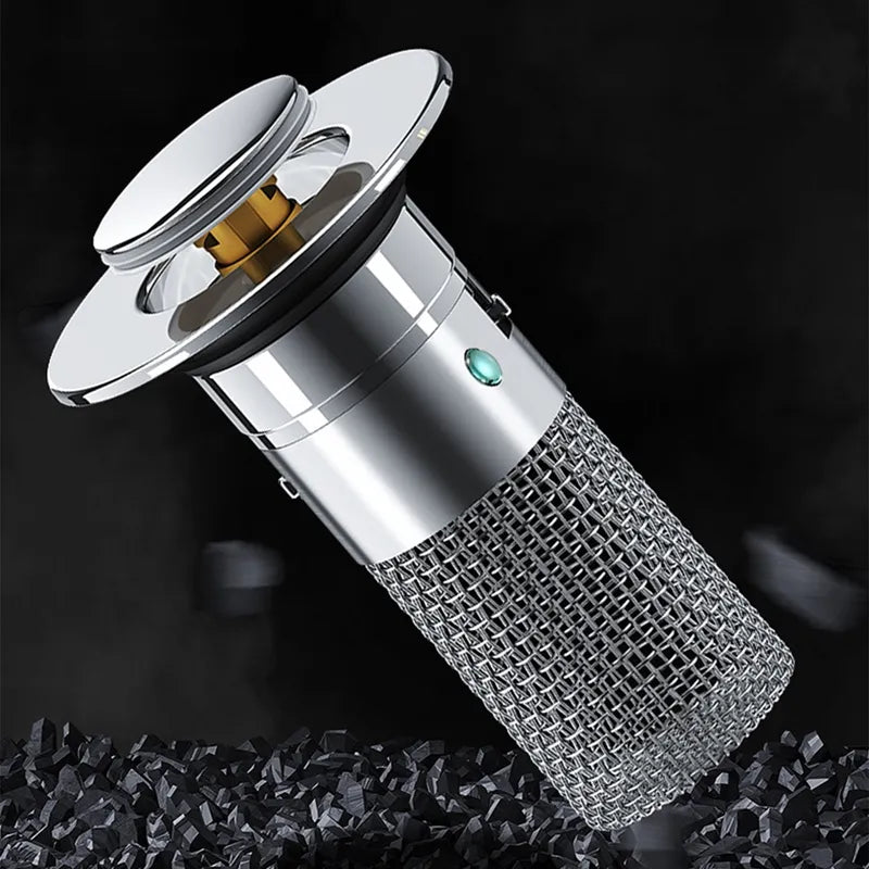 Sink Drain Strainer with Removable Stainless Steel Basket PLUS